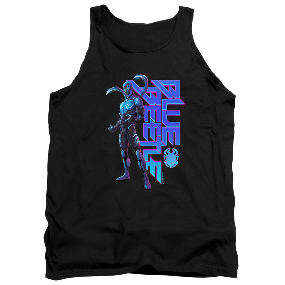 Blue Beetle Standing Men's 18/1 Cotton Tank Top