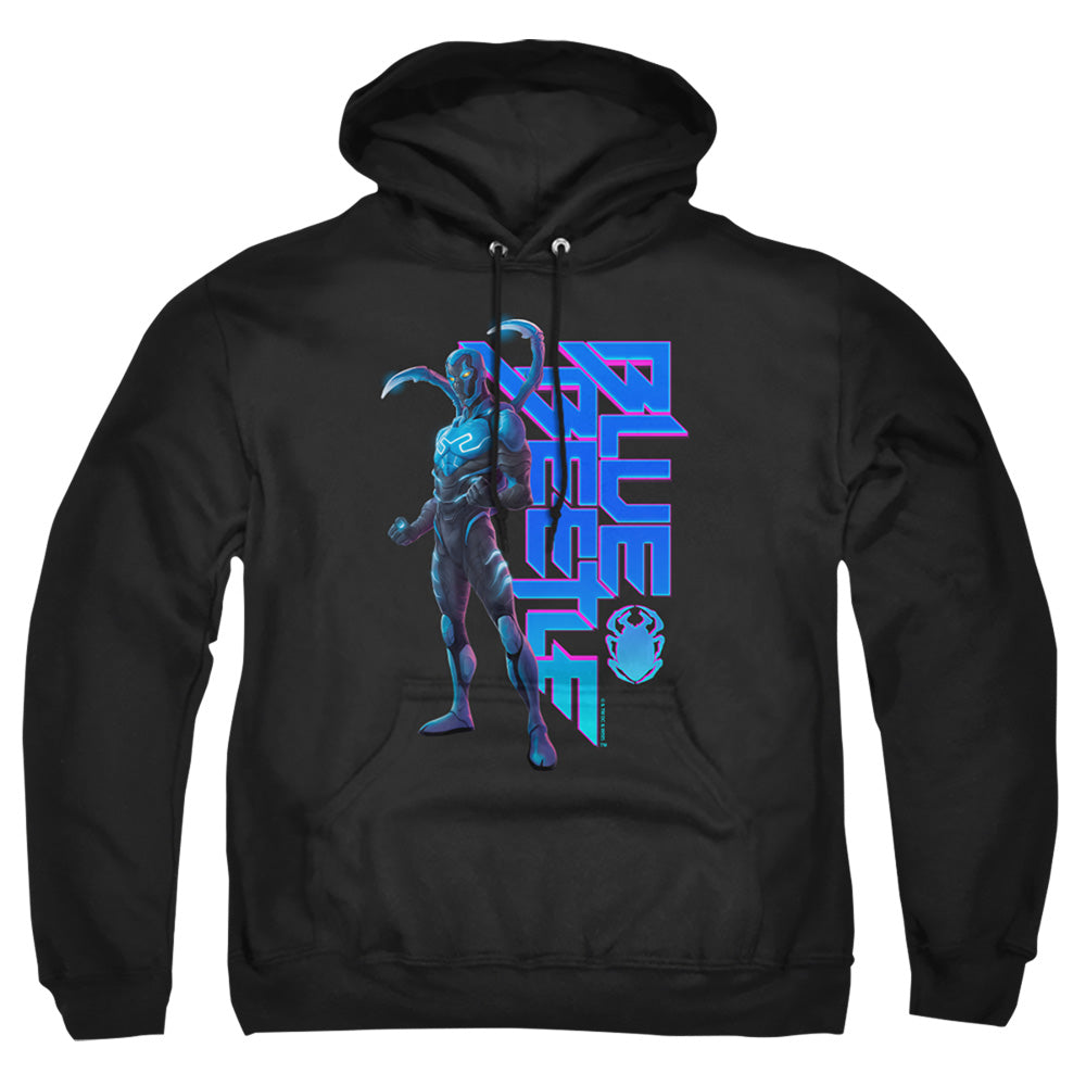 Blue Beetle Standing Men's Pull-Over 75 25 Poly Hoodie