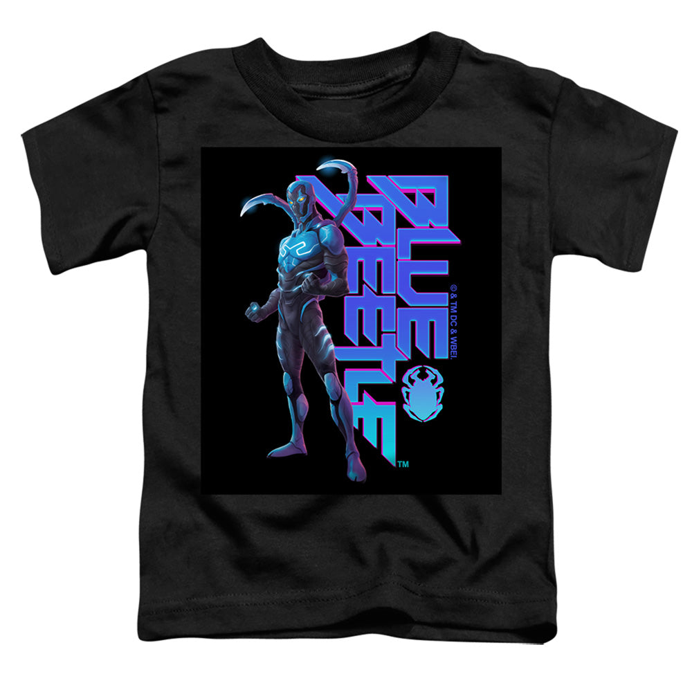 Blue Beetle Standing Toddler 18/1 Cotton Short-Sleeve T-Shirt