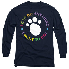 Blue's Clues I Can Do Anything! Men's 18/1 Cotton Long-Sleeve T-Shirt