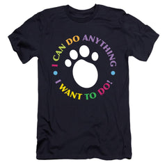 Blue's Clues I Can Do Anything! Men's Ultra-Soft 30/1 Cotton Slim Short-Sleeve T-Shirt
