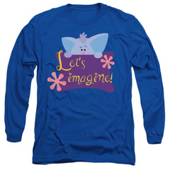 Blue's Clues Let's Imagine! Men's 18/1 Cotton Long-Sleeve T-Shirt