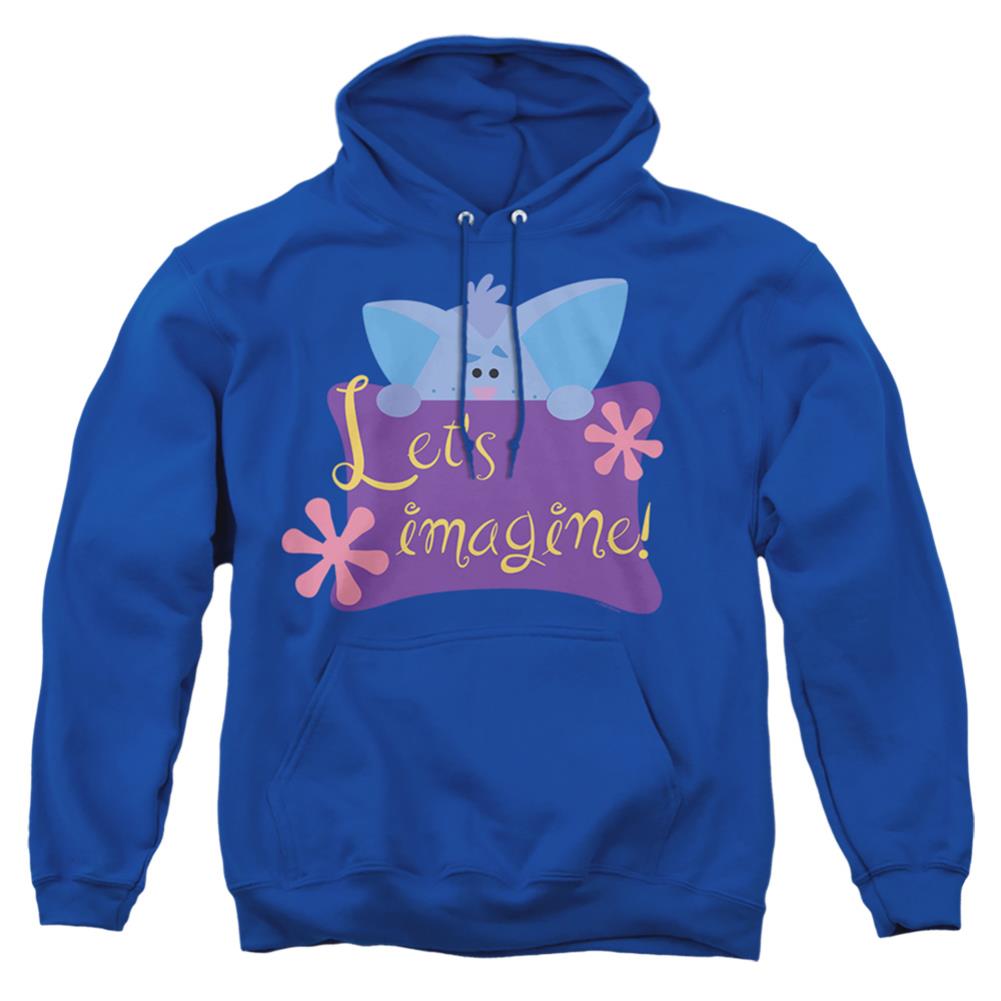 Blue's Clues Let's Imagine! Men's Pull-Over 75 25 Poly Hoodie