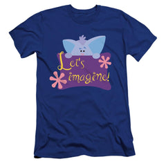 Blue's Clues Let's Imagine! Men's Ultra-Soft 30/1 Cotton Slim Short-Sleeve T-Shirt