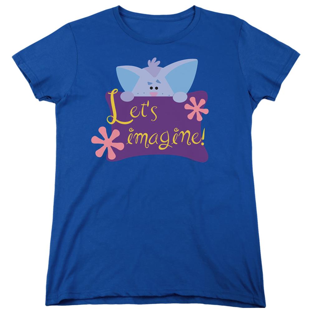 Blue's Clues Let's Imagine! Women's 18/1 Cotton Short-Sleeve T-Shirt