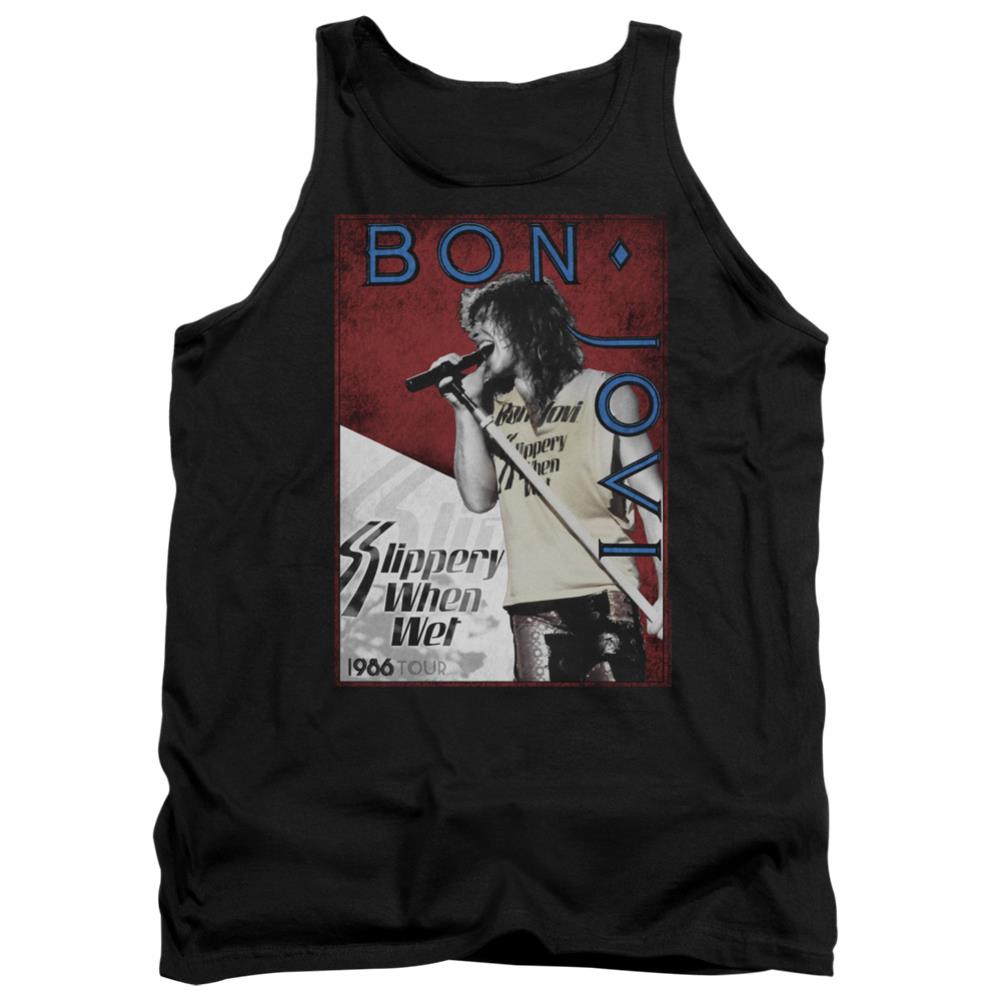 Bon Jovi 86 Tour Men's 18/1 Cotton Tank Top