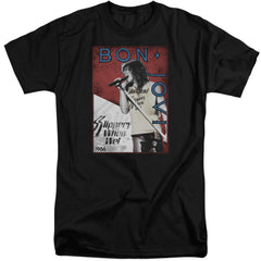 Bon Jovi 86 Tour Men's 18/1 Tall Cotton Short-Sleeve T-Shirt