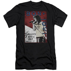 Bon Jovi 86 Tour Men's Ultra-Soft 30/1 Cotton Slim Short-Sleeve T-Shirt