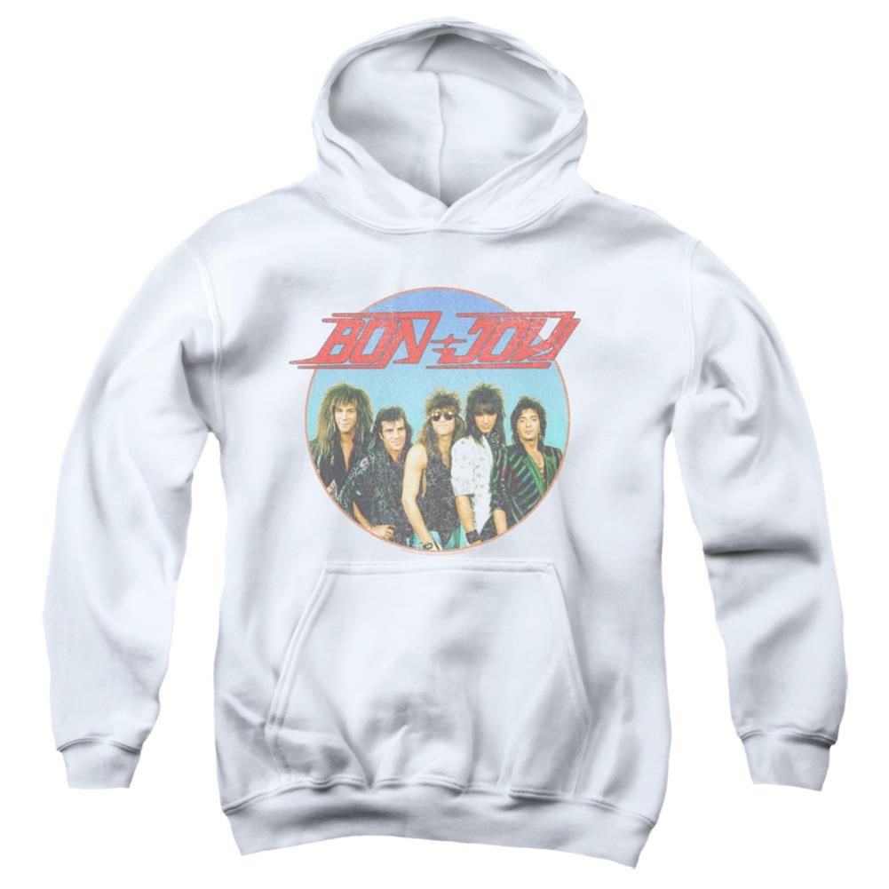 Bon Jovi Bon Sphere Youth Cotton Poly Pull-Over Hoodie