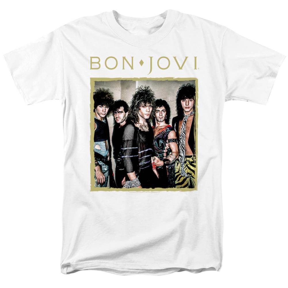 Bon Jovi Framed Men's 18/1 Cotton Short-Sleeve T-Shirt