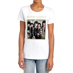 Bon Jovi Framed Women's 18/1 Cotton Short-Sleeve T-Shirt