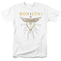 Bon Jovi Greatest Hits Men's 18/1 Cotton Short-Sleeve T-Shirt