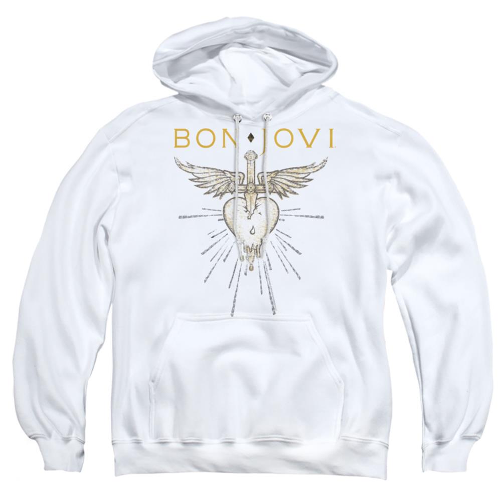 Bon Jovi Greatest Hits Men's Pull-Over 75 25 Poly Hoodie