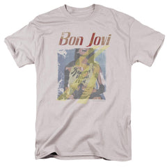 Bon Jovi Slippery When Wet Girl Men's 18/1 Cotton Short-Sleeve T-Shirt