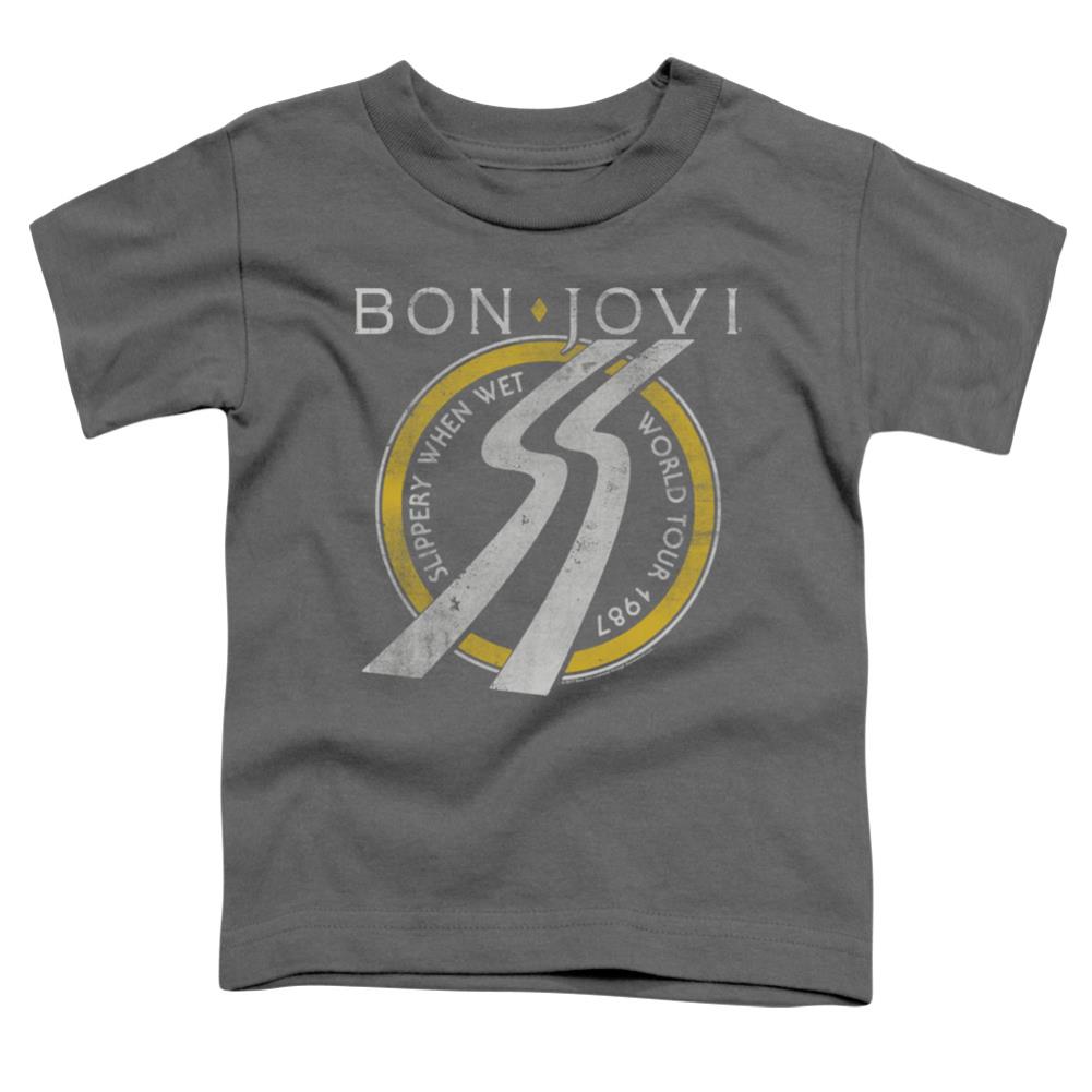 Bon Jovi Slippery When Wet World Tour Toddler 18/1 Cotton Short-Sleeve T-Shirt