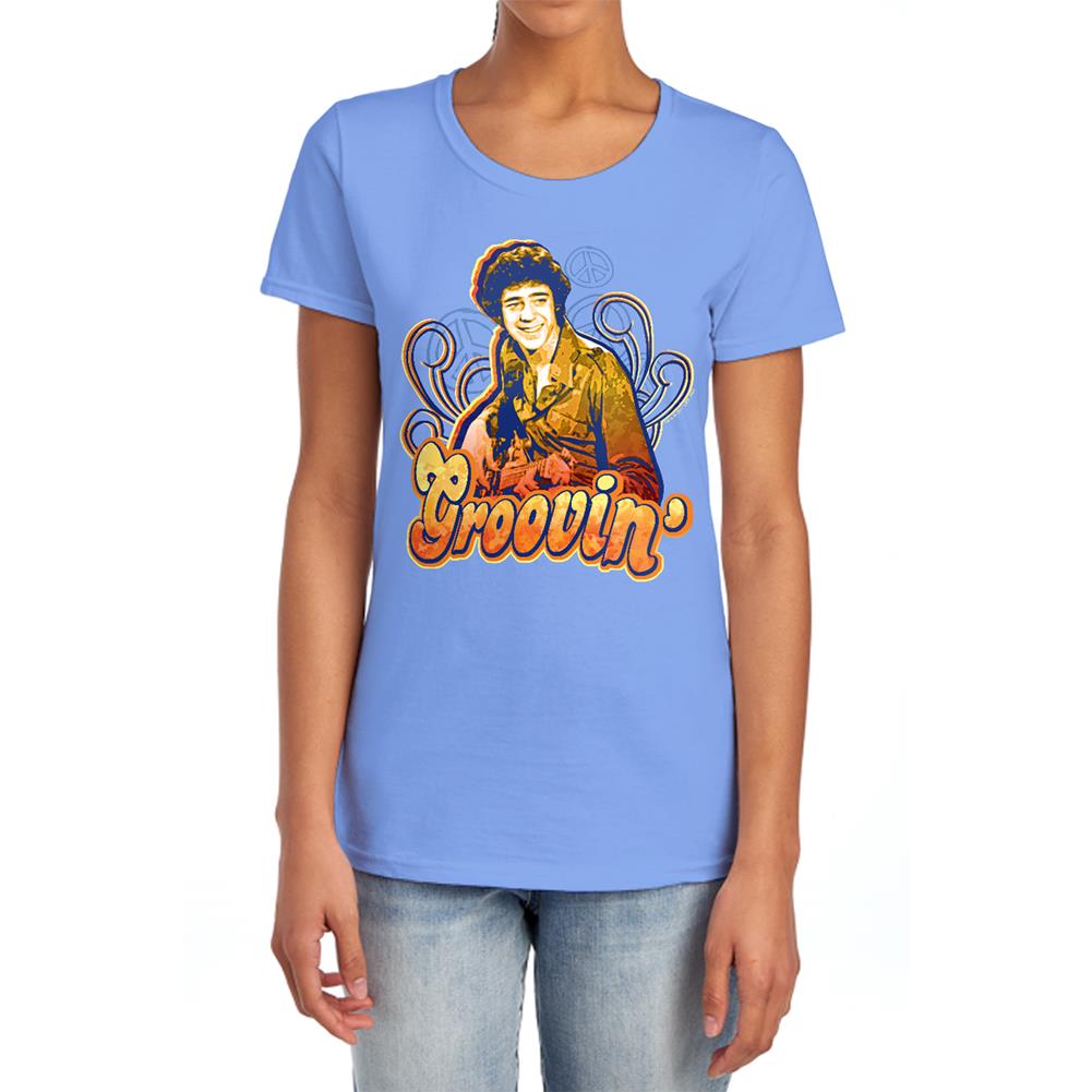 Brady Bunch Groovin Women's 18/1 Cotton Short-Sleeve T-Shirt
