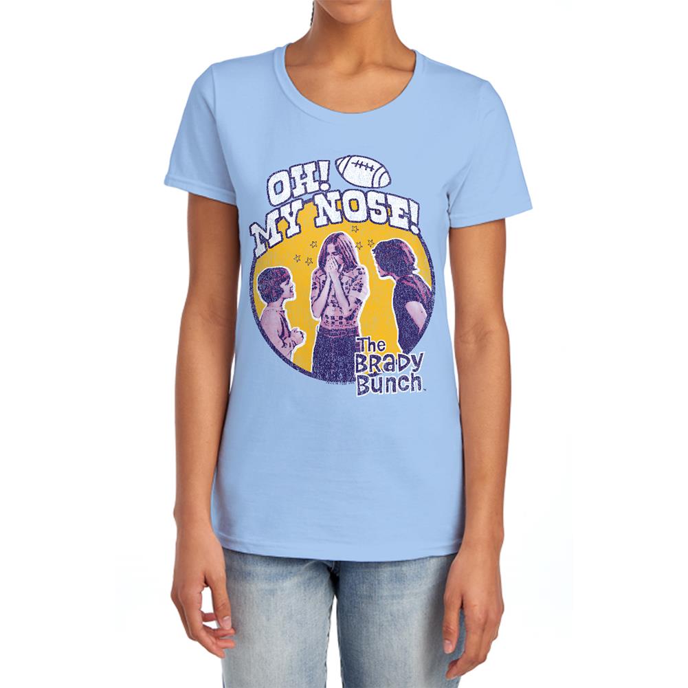 Brady Bunch My Nose Women's 18/1 Cotton Short-Sleeve T-Shirt