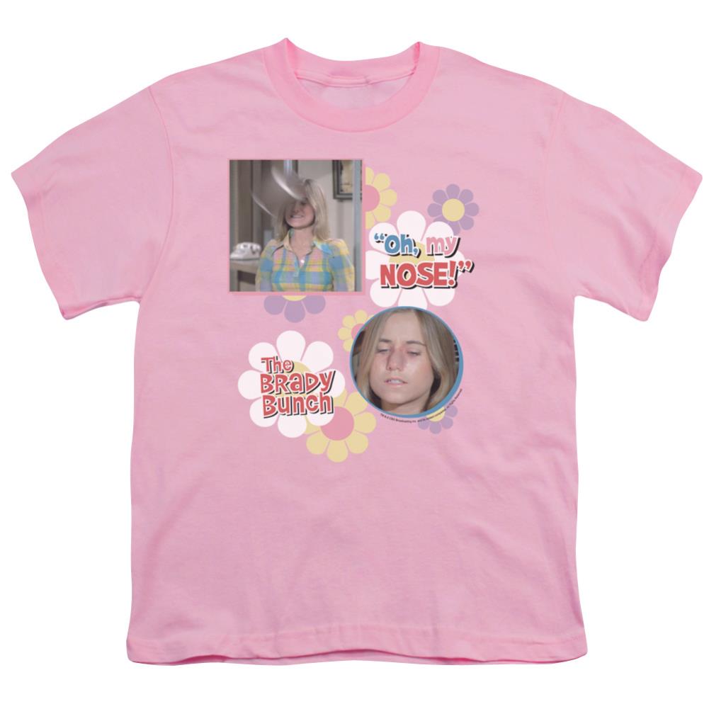 Brady Bunch Oh, My Nose! Youth 18/1 100% Cotton Short-Sleeve T-Shirt