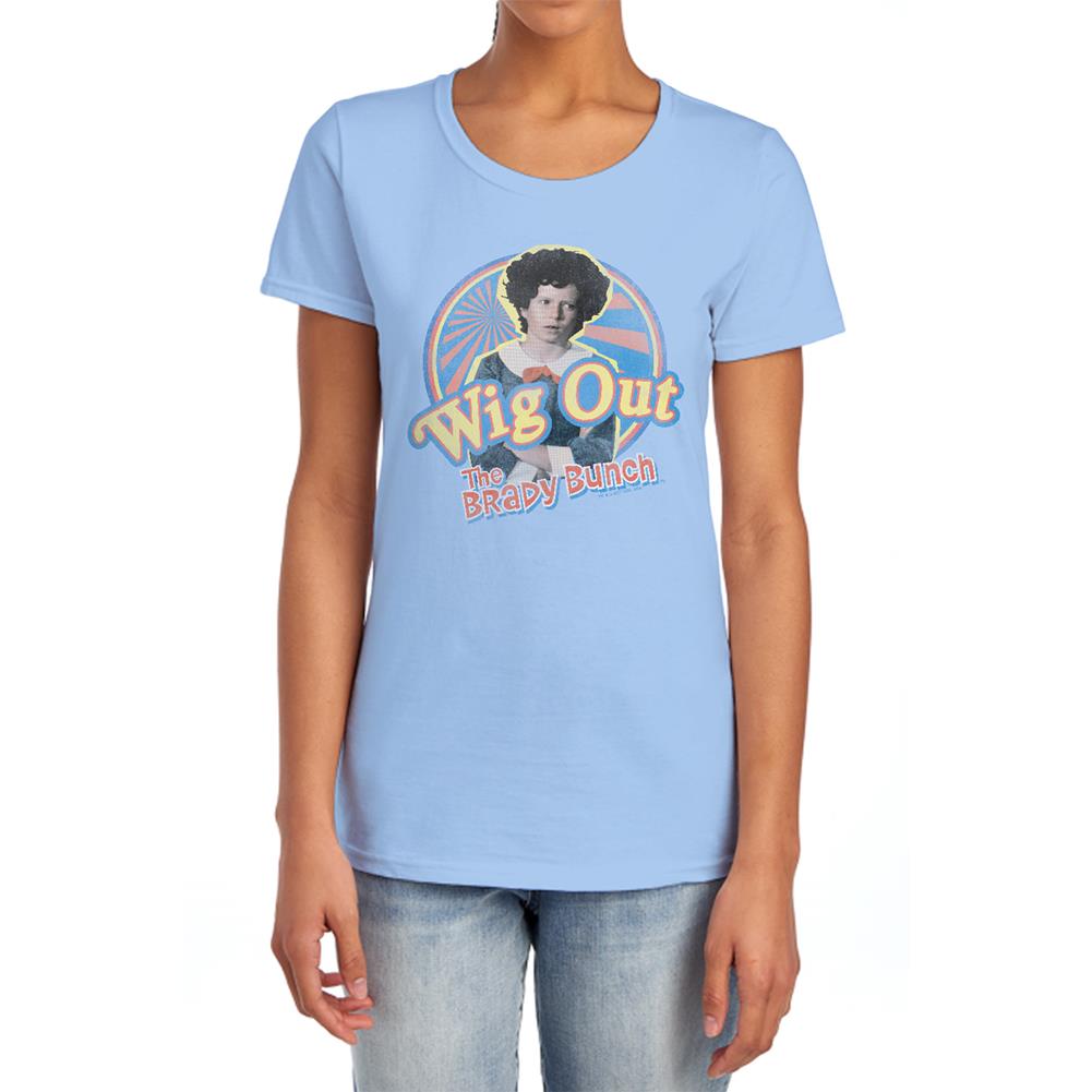 Brady Bunch Wig Out Women's 18/1 Cotton Short-Sleeve T-Shirt