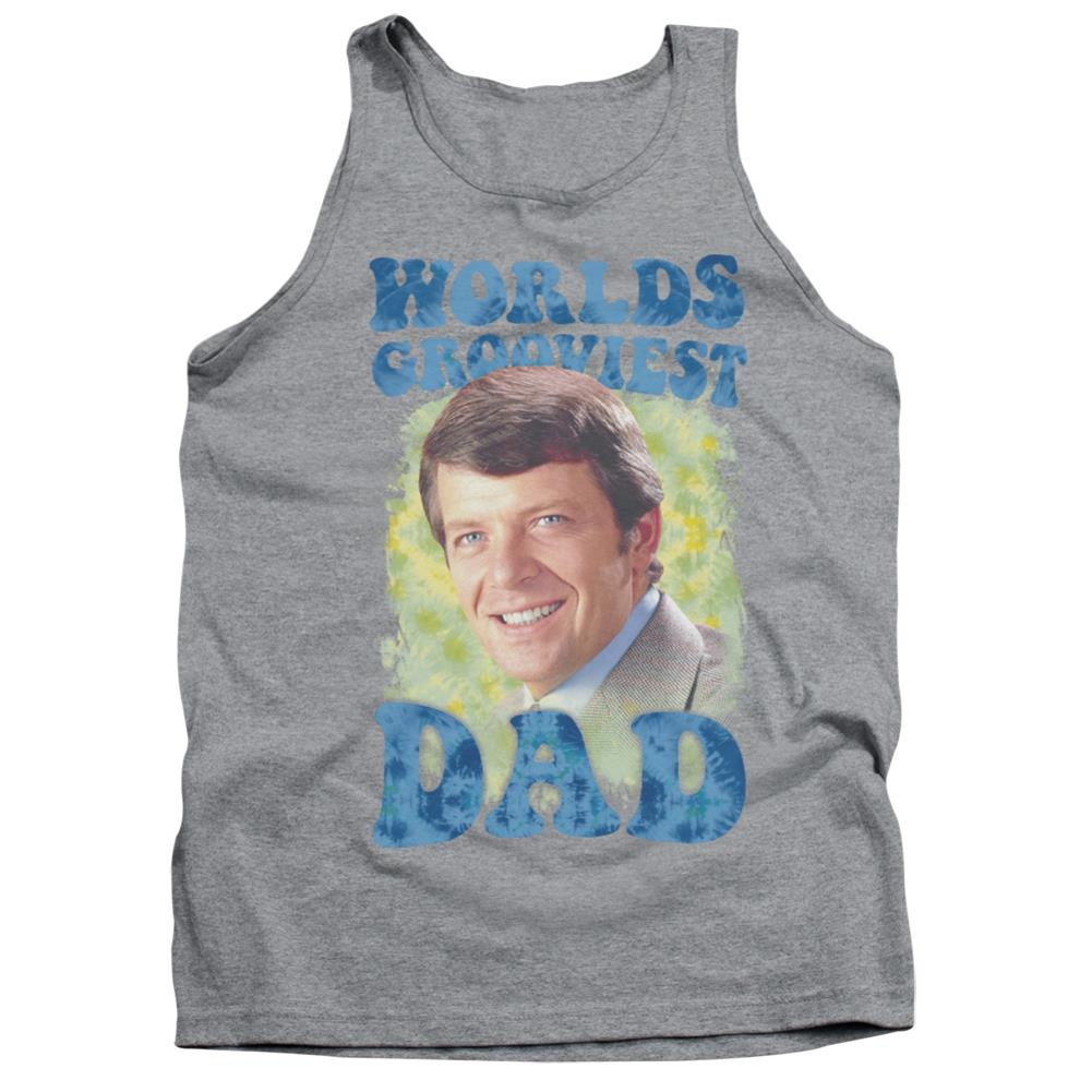 Brady Bunch Worlds Grooviest Men's 18/1 Cotton Tank Top