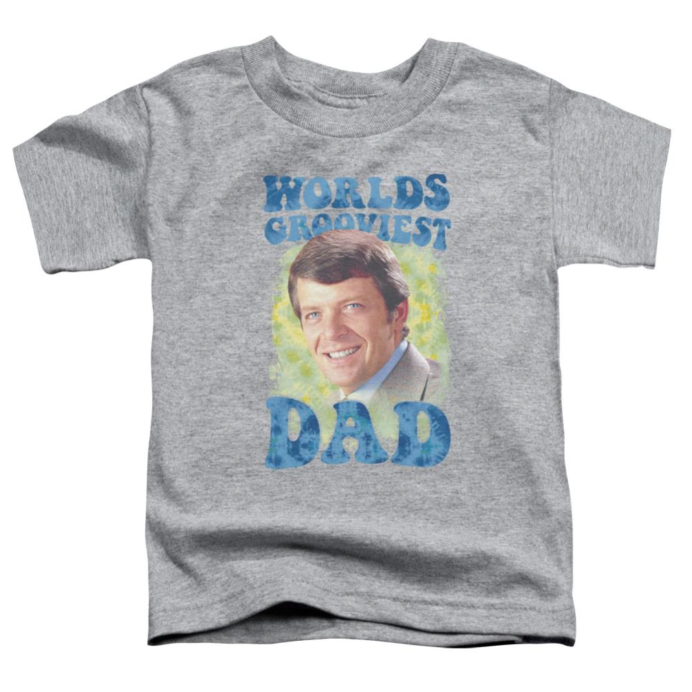 Brady Bunch Worlds Grooviest Toddler 18/1 Cotton Short-Sleeve T-Shirt