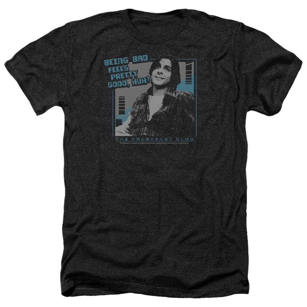 Breakfast Club Bad Men's 30/1 Heather 60 40 Poly Short-Sleeve T-Shirt