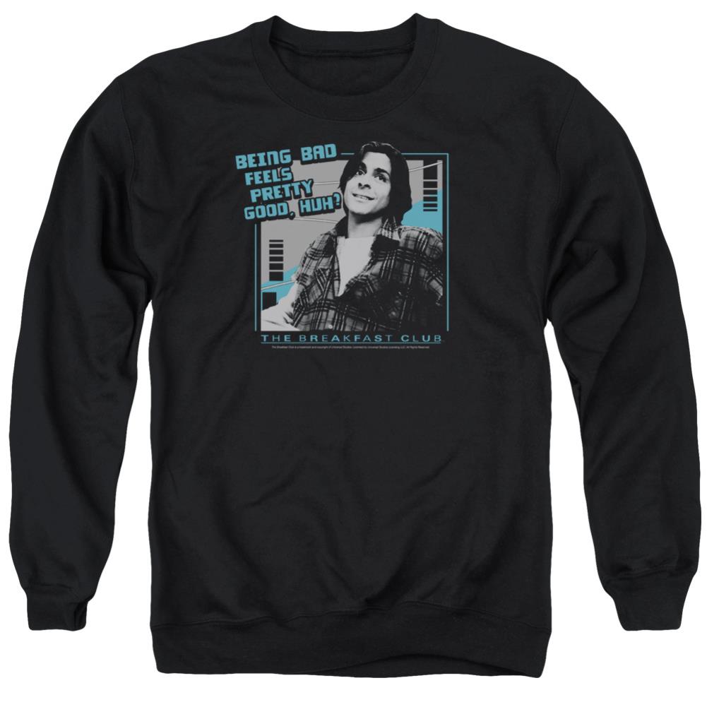 Breakfast Club Bad Men's Crewneck 50 50 Poly Long-Sleeve T-Shirt