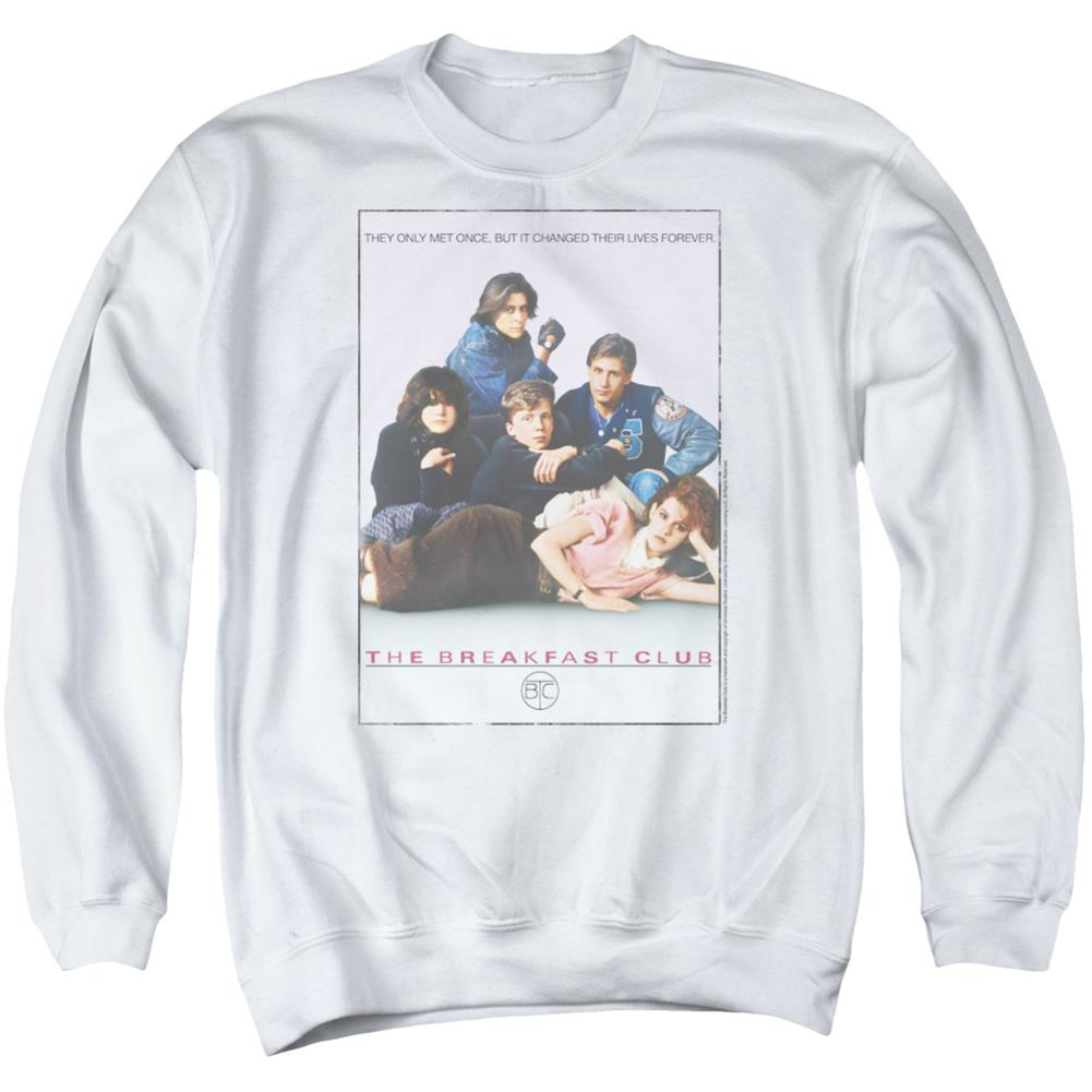 Breakfast Club Breakfast Club Poster Men's Crewneck 50 50 Poly Long-Sleeve T-Shirt