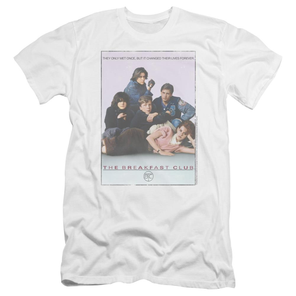 Breakfast Club Breakfast Club Poster Men's Ultra-Soft 30/1 Cotton Slim Short-Sleeve T-Shirt