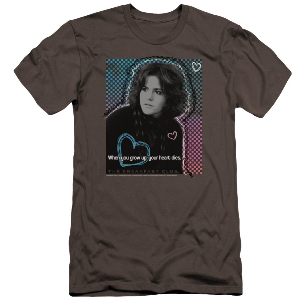 Breakfast Club Heart Dies Men's Ultra-Soft 30/1 Cotton Slim Short-Sleeve T-Shirt
