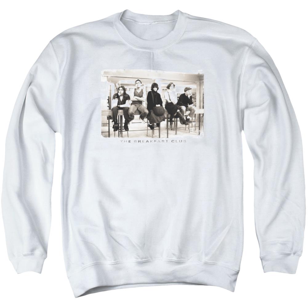 Breakfast Club Mugs Men's Crewneck 50 50 Poly Long-Sleeve T-Shirt