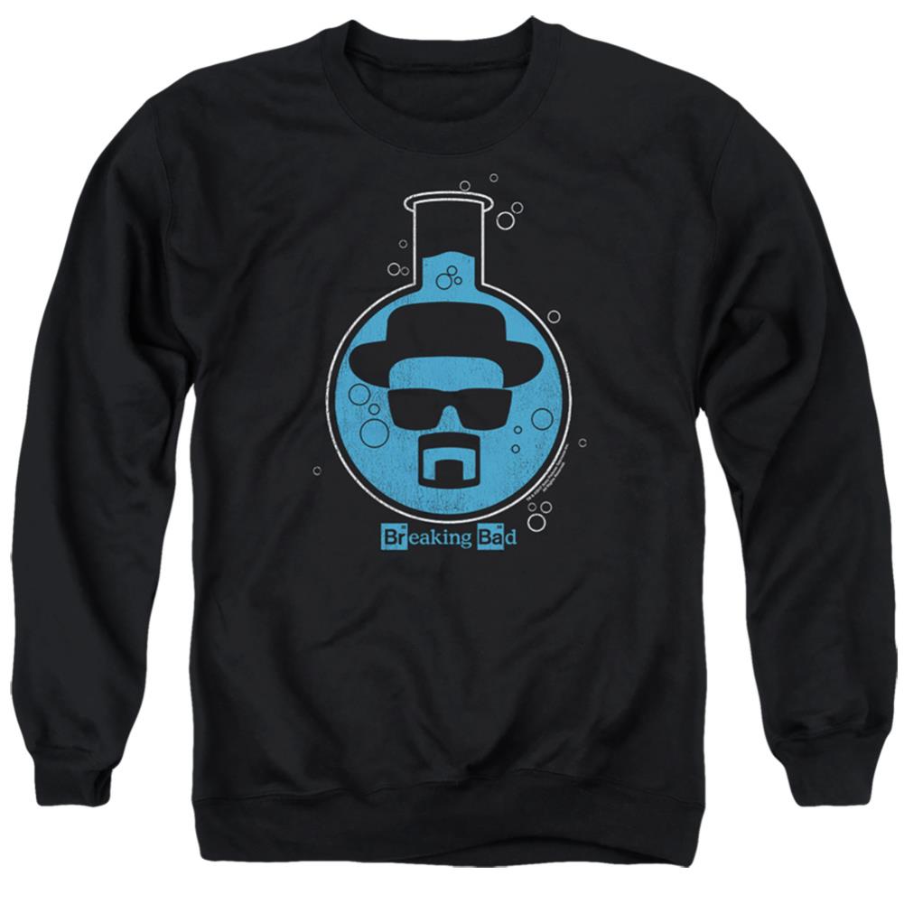 Breaking Bad Bad Breaker Men's Crewneck 50 50 Poly Long-Sleeve T-Shirt