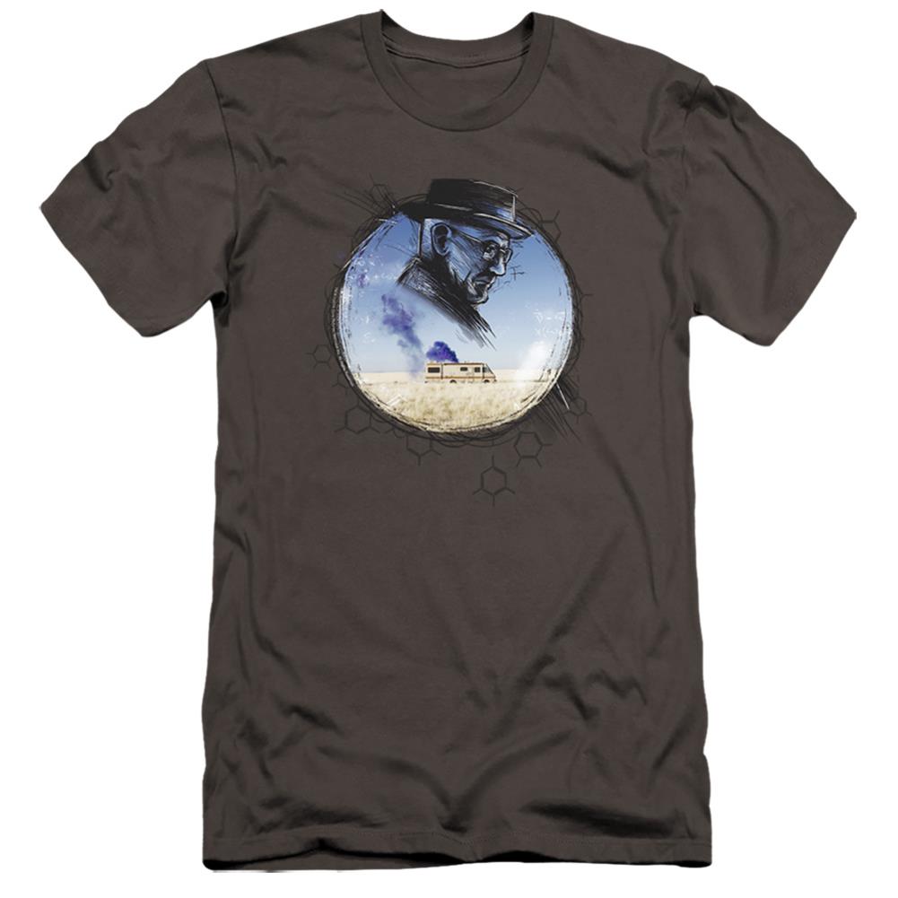 Breaking Bad Crystal Men's Ultra-Soft 30/1 Cotton Slim Short-Sleeve T-Shirt