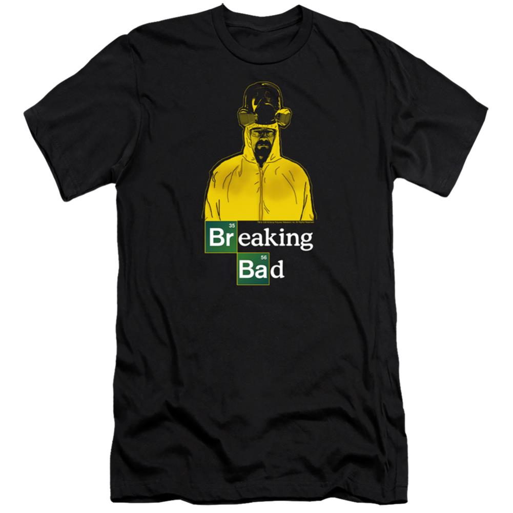 Breaking Bad Hazmat Men's Ultra-Soft 30/1 Cotton Slim Short-Sleeve T-Shirt