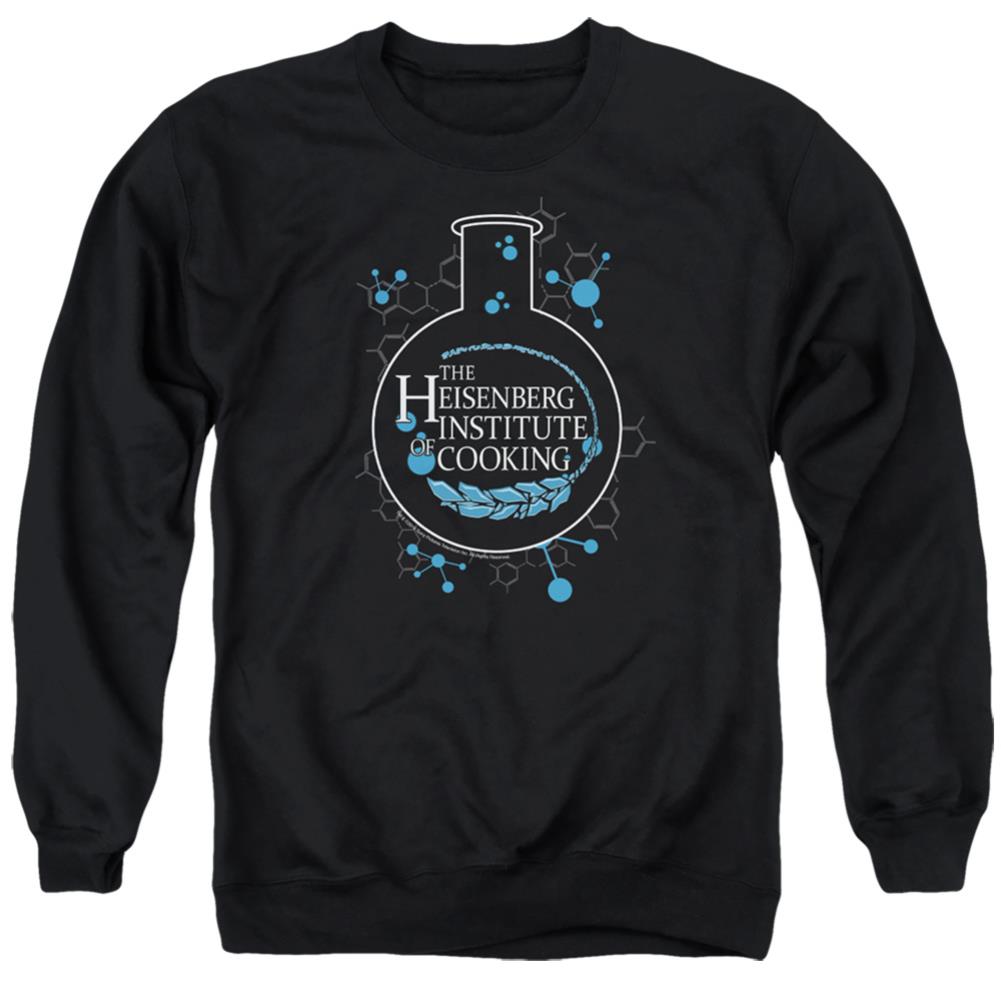 Breaking Bad Heisenberg Institute Of Cooking Men's Crewneck 50 50 Poly Long-Sleeve T-Shirt