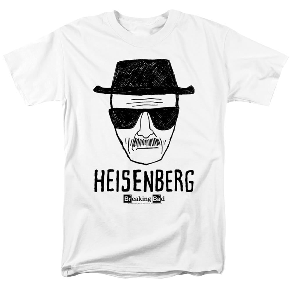 Breaking Bad Heisenberg Men's 18/1 Cotton Short-Sleeve T-Shirt