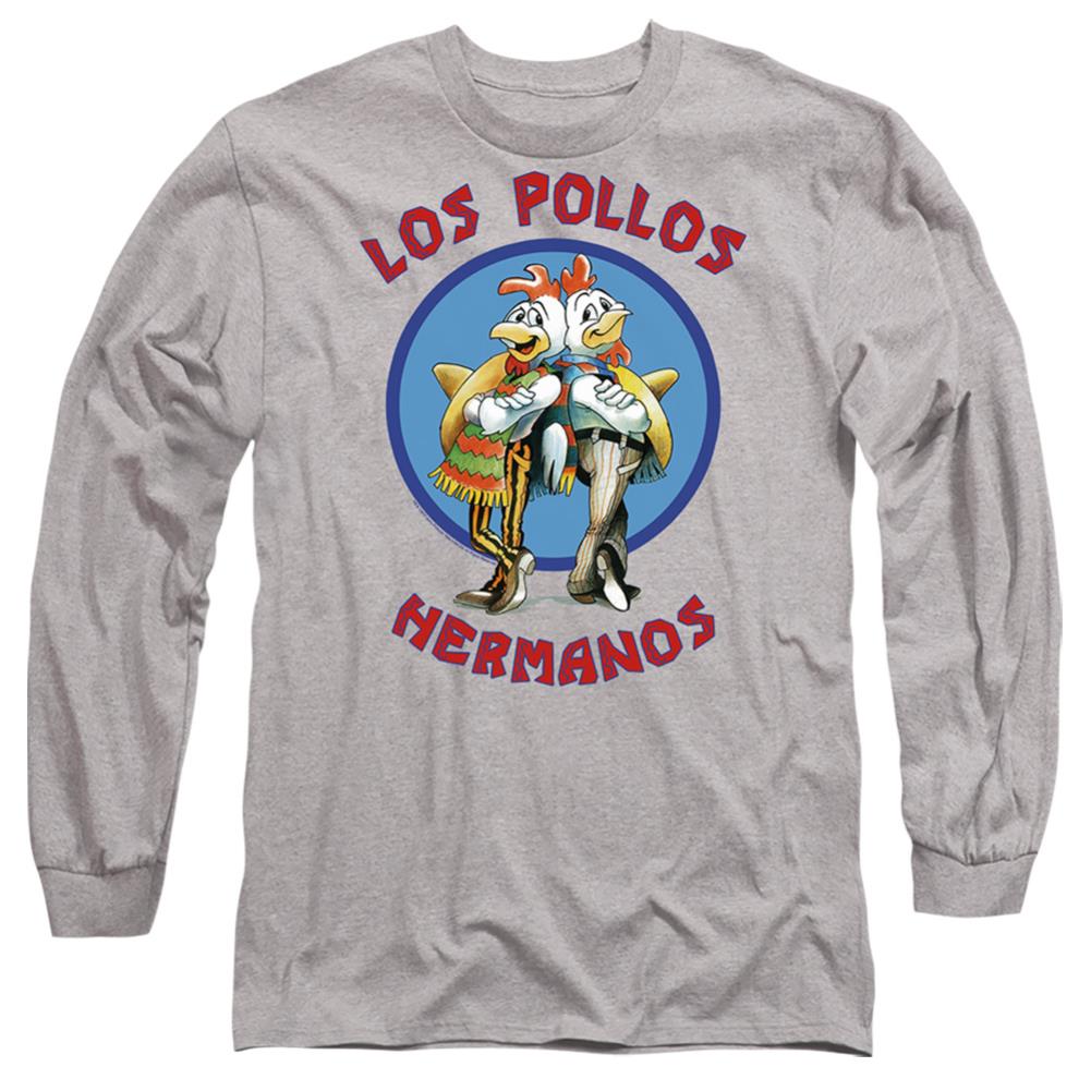 Breaking Bad Los Pollos Hermanos Men's 18/1 Cotton Long-Sleeve T-Shirt