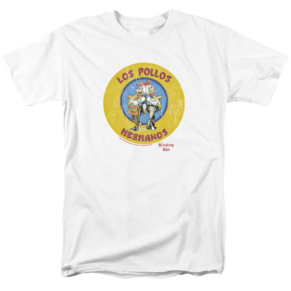Breaking Bad Los Pollos Hermanos Men's 18/1 Cotton Short-Sleeve T-Shirt