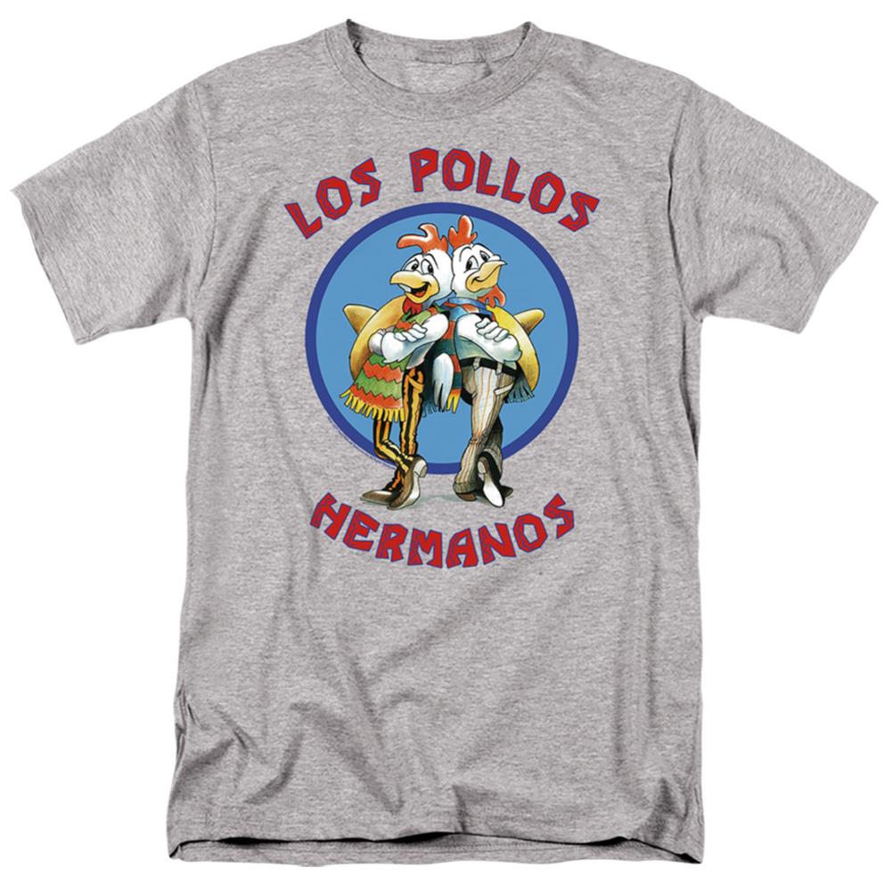 Breaking Bad Los Pollos Hermanos Men's 18/1 Cotton Short-Sleeve T-Shirt