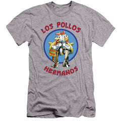 Breaking Bad Los Pollos Hermanos Men's Ultra-Soft 30/1 Cotton Slim Short-Sleeve T-Shirt