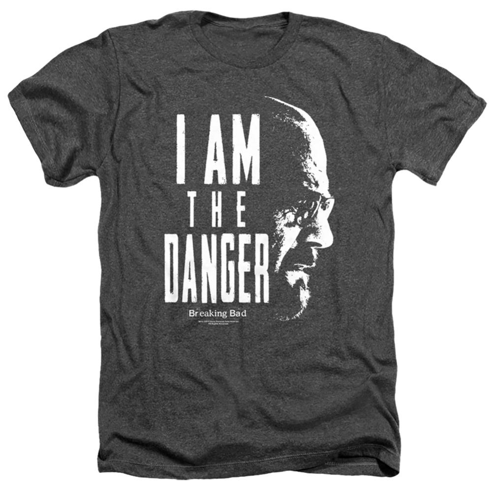 Breaking Bad The Danger Men's 30/1 Heather 60 40 Poly Short-Sleeve T-Shirt