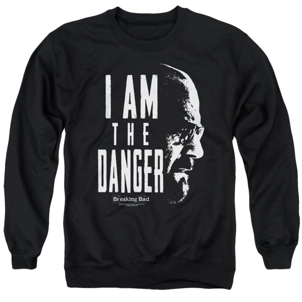 Breaking Bad The Danger Men's Crewneck 50 50 Poly Long-Sleeve T-Shirt