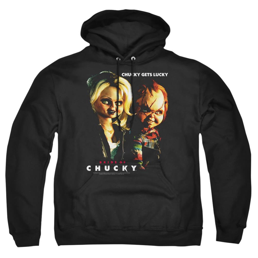 Bride Of Chucky Chucky Gets Lucky Men's Pull-Over 75 25 Poly Hoodie