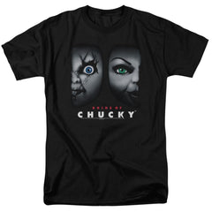 Bride Of Chucky Happy Couple Men's 18/1 Cotton Short-Sleeve T-Shirt