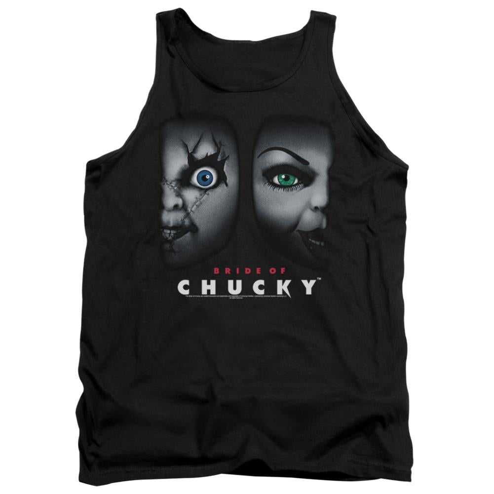 Bride Of Chucky Happy Couple Men's 18/1 Cotton Tank Top