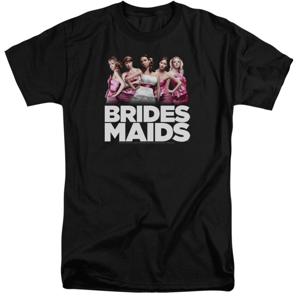 Bridesmaids Maids Men's 18/1 Tall Cotton Short-Sleeve T-Shirt