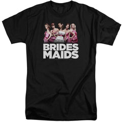 Bridesmaids Maids Men's 18/1 Tall Cotton Short-Sleeve T-Shirt