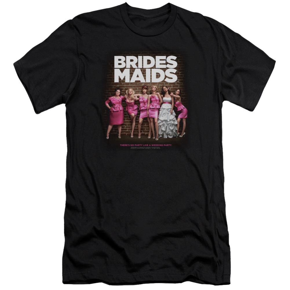 Bridesmaids Poster Men's Ultra-Soft 30/1 Cotton Slim Short-Sleeve T-Shirt