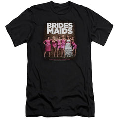 Bridesmaids Poster Men's Ultra-Soft 30/1 Cotton Slim Short-Sleeve T-Shirt