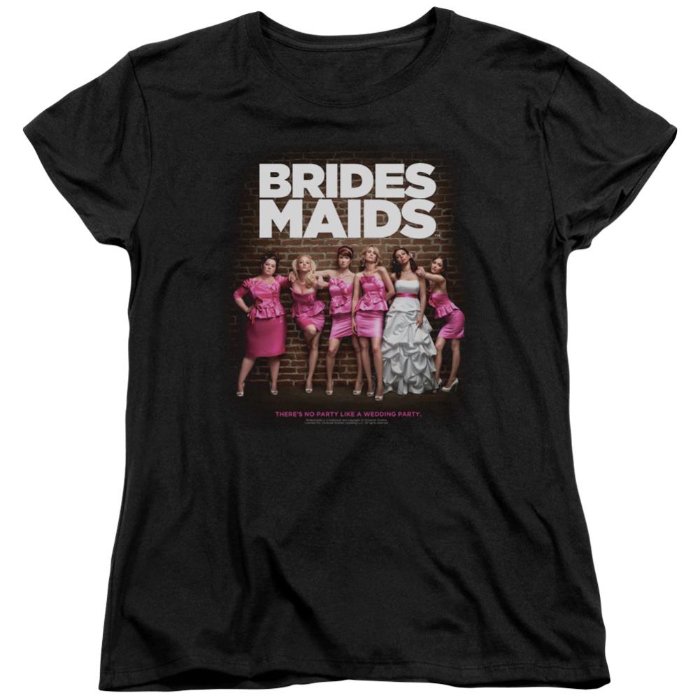 Bridesmaids Poster Women's 18/1 Cotton Short-Sleeve T-Shirt